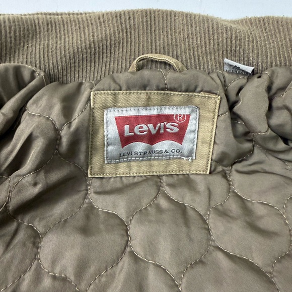 Levi’s Cotton Shell Military Style Moto Field Jacket NWT New - Picture 6 of 10